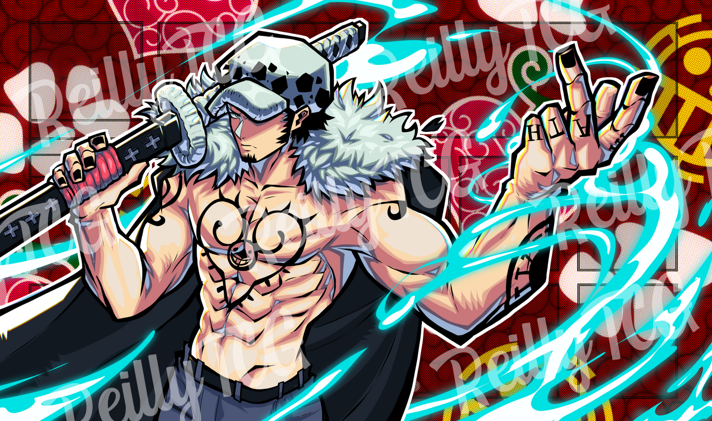 Heart Pirate’s Law TCG Playmat