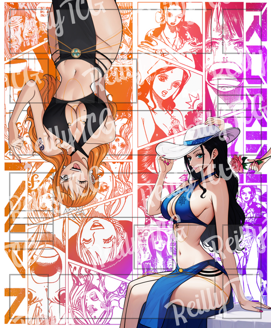 GIRLS Nami & Robin Double Player Mat