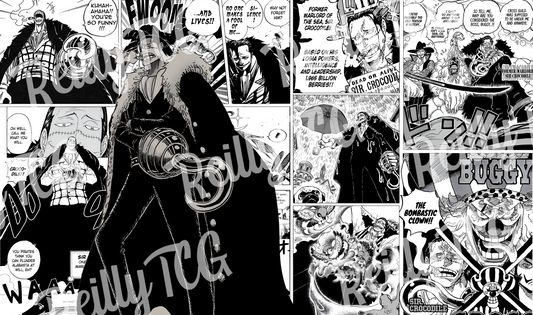 Sir Crocodile Manga TCG Playmat