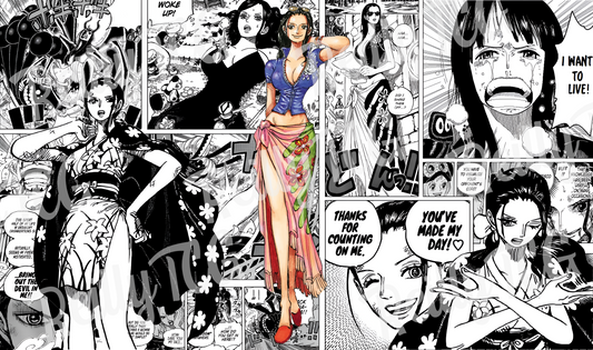 Nico Robin Manga TCG Playmat