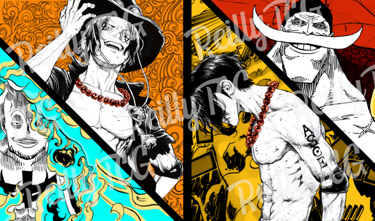 Ace Whitebeard Pirates TCG Playmat