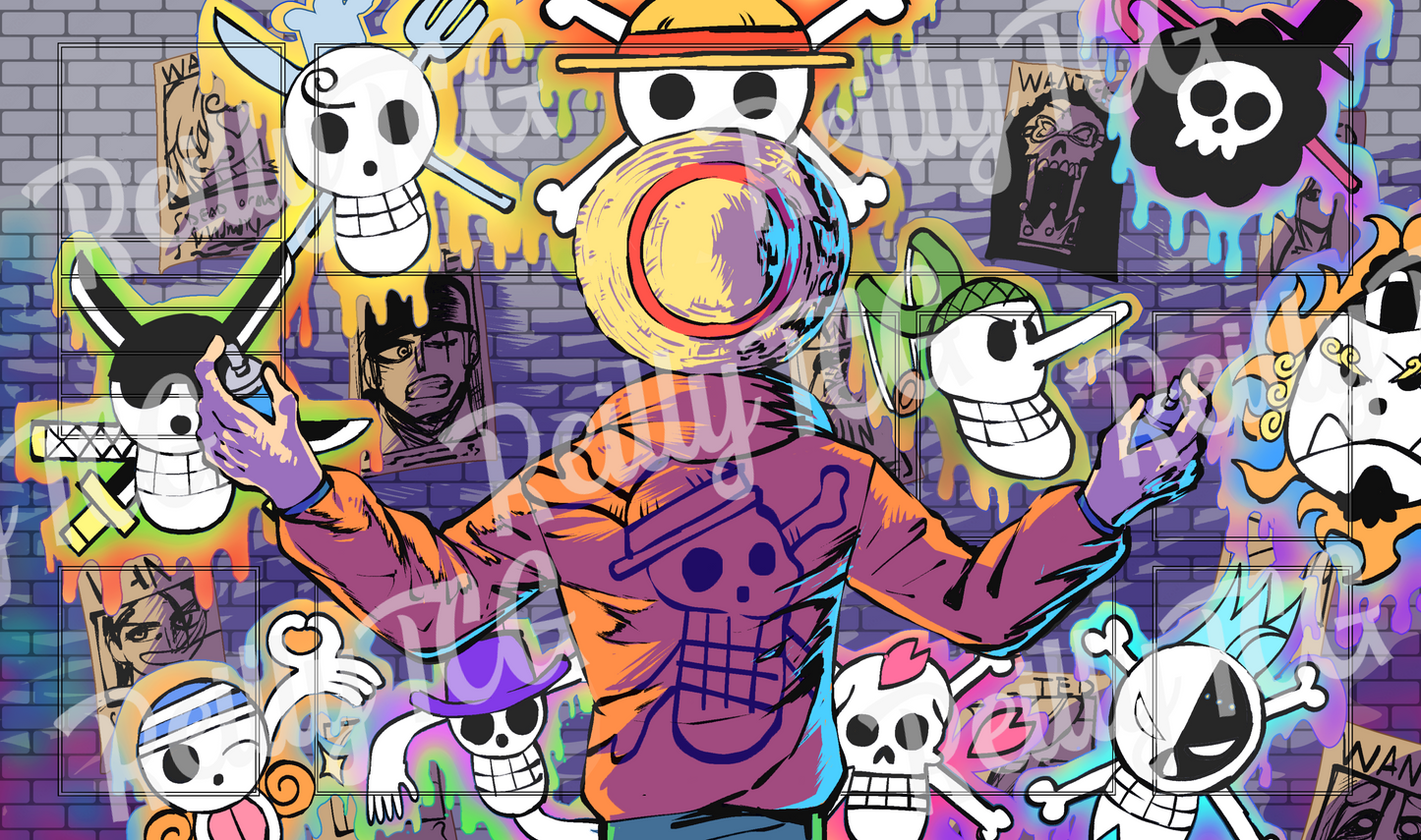 StrawHat Graffiti TCG Playmat