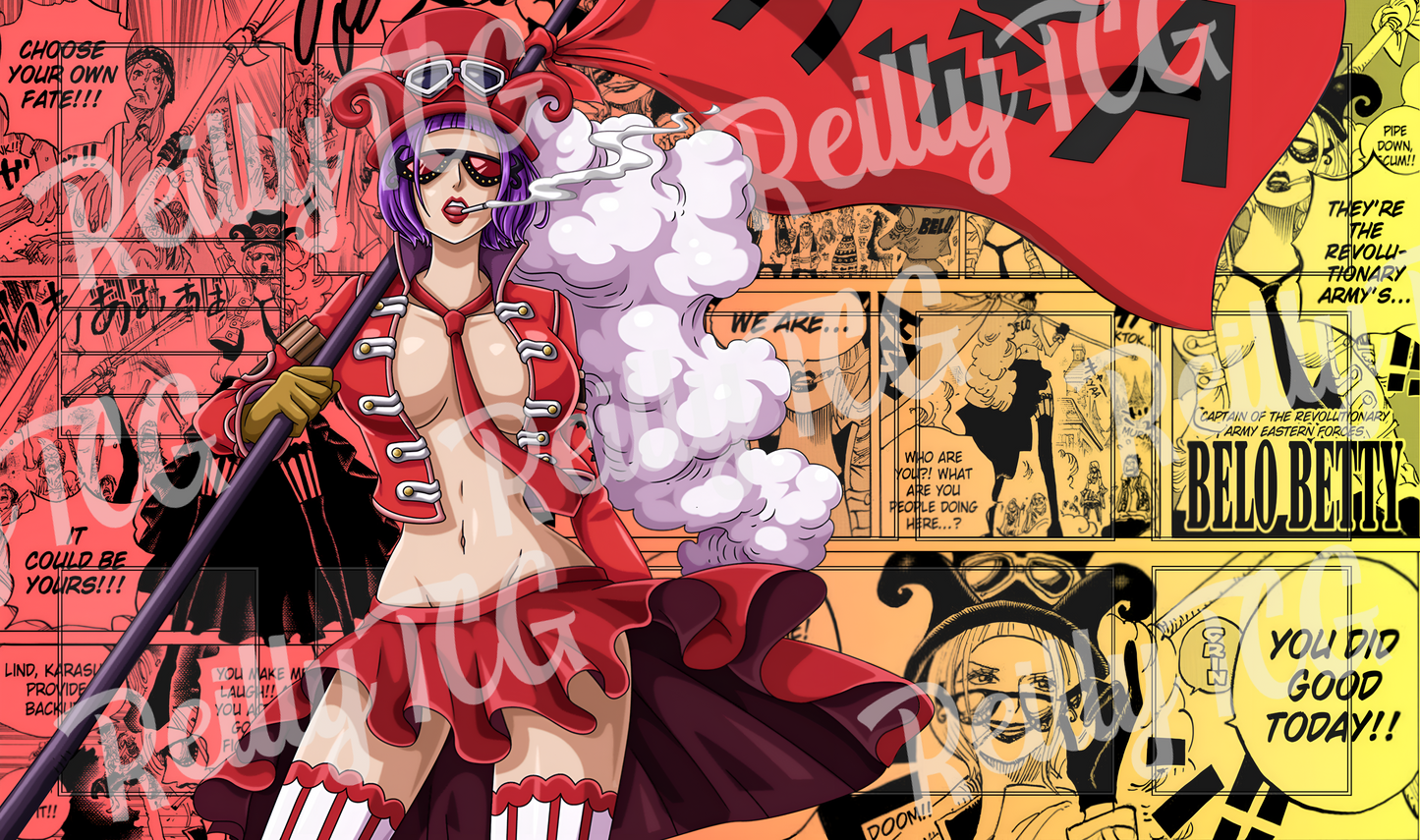 Belo Betty Manga TCG Playmat