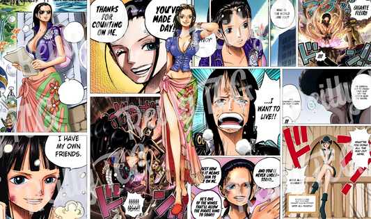 Nico Robin Manga Color TCG Playmat