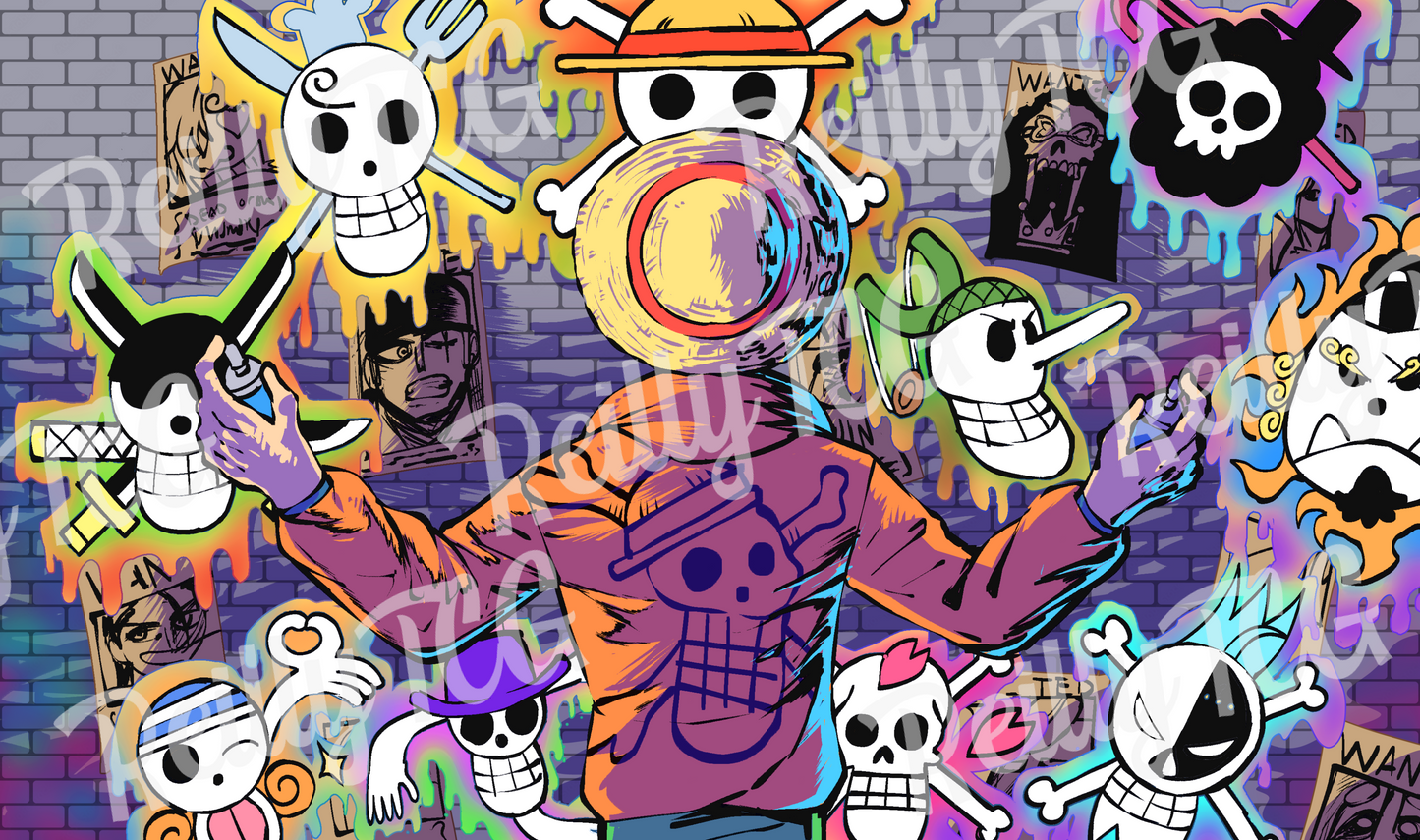 StrawHat Graffiti TCG Playmat