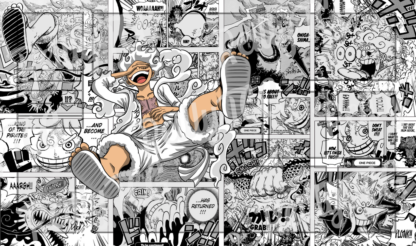 Gear 5 Luffy TCG Playmat