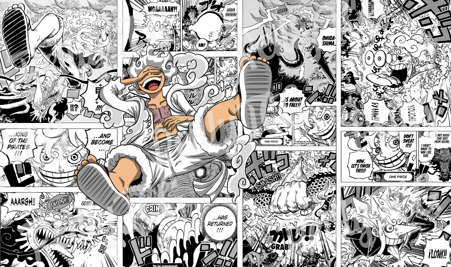 Gear 5 Luffy TCG Playmat
