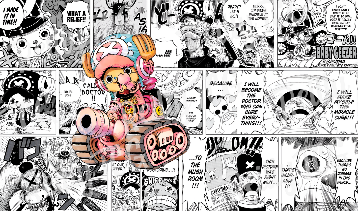 Chopper Manga TCG Playmat