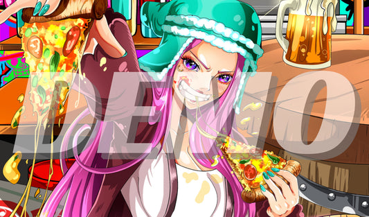 Bonney Pizza Queen One Piece TCG Playmat