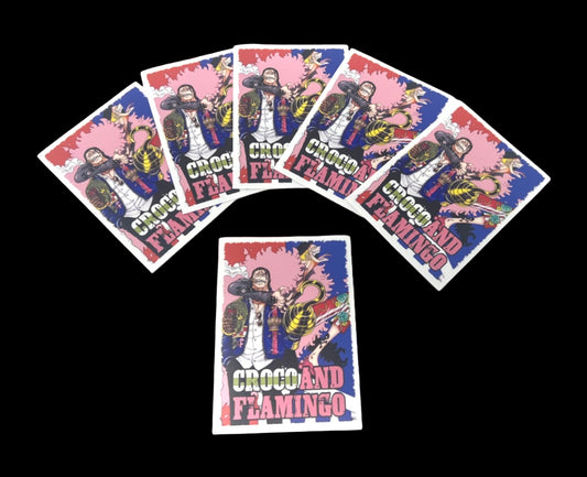 Croco & Doflamingo Trading Card Game Sleeves