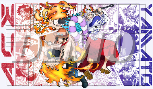 Ace & Yamato One Piece TCG Playmat