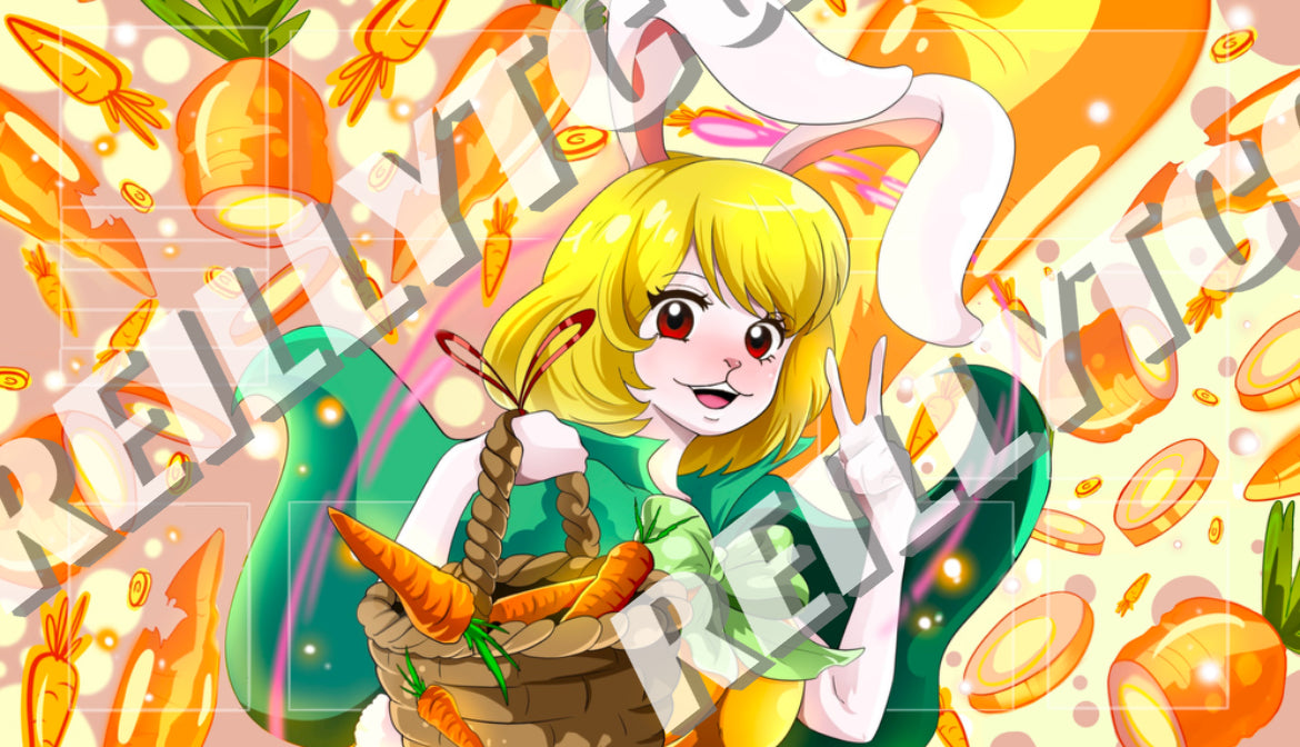 Carrot Mink TCG Playmat