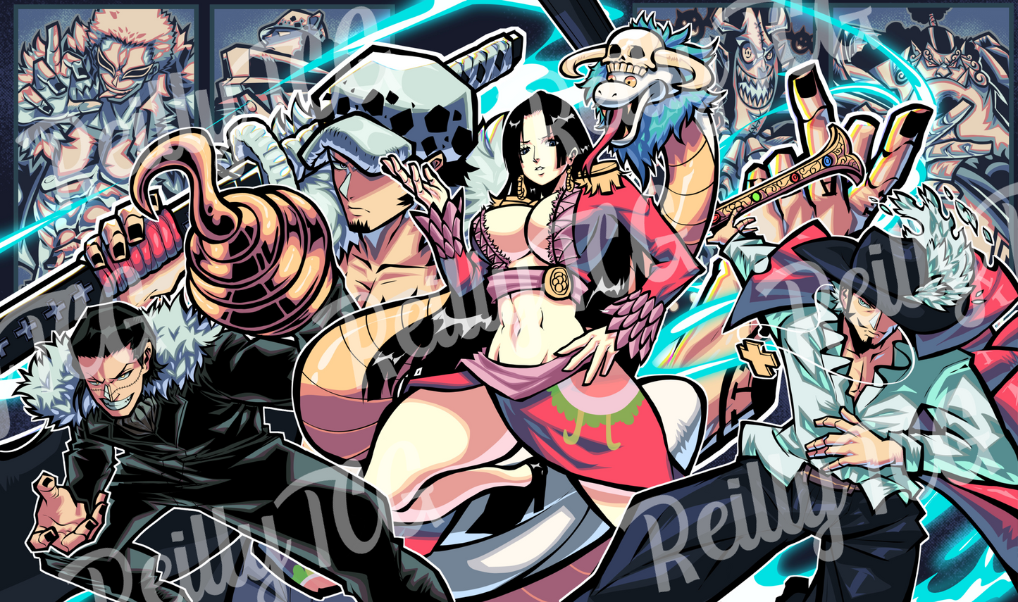 The Warlords of the Sea TCG Playmat