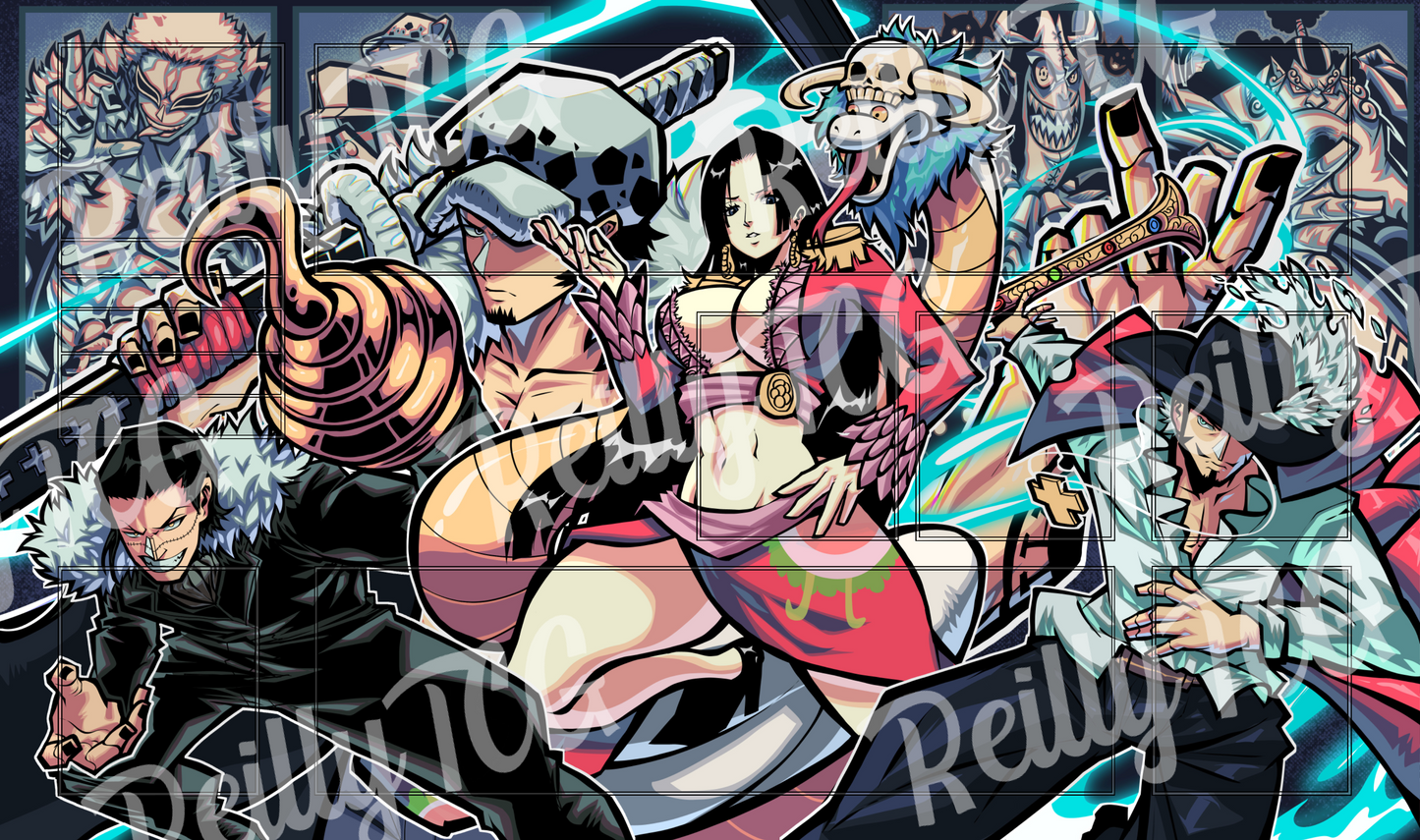 The Warlords of the Sea TCG Playmat