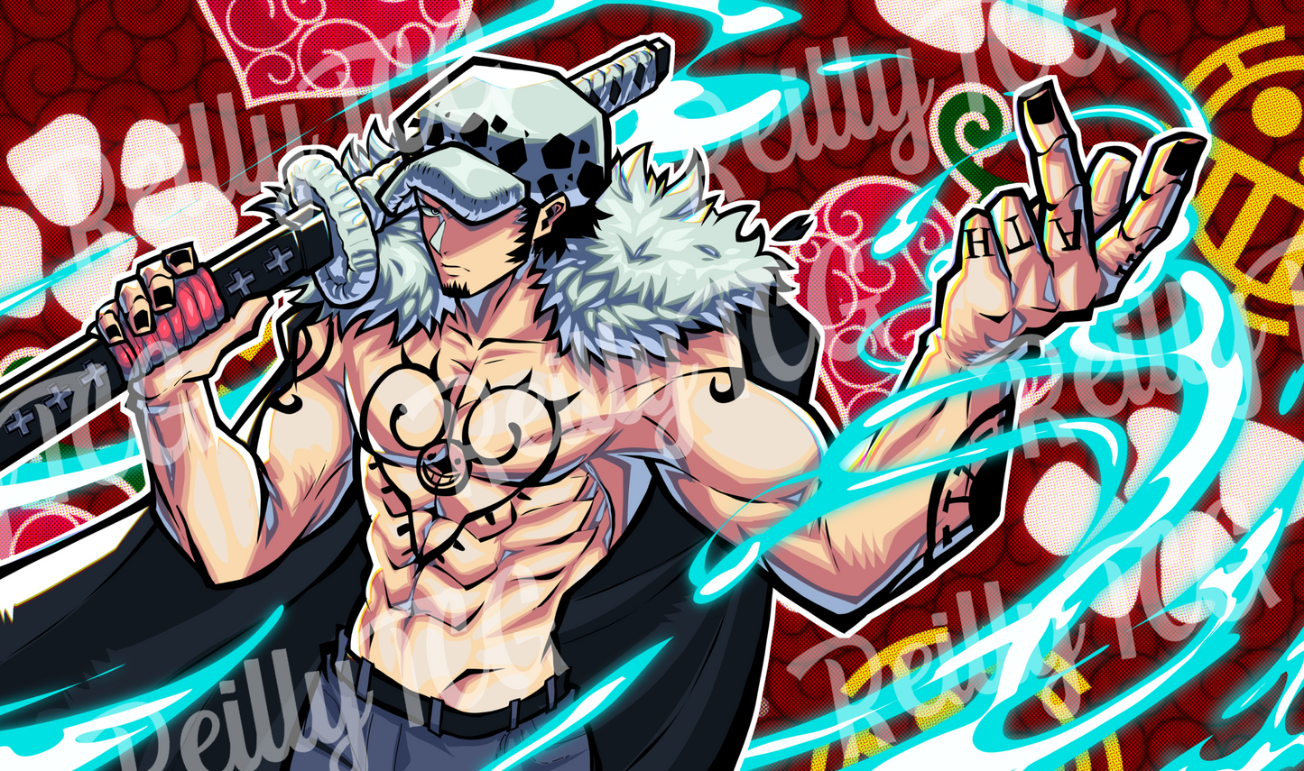Heart Pirate’s Law TCG Playmat