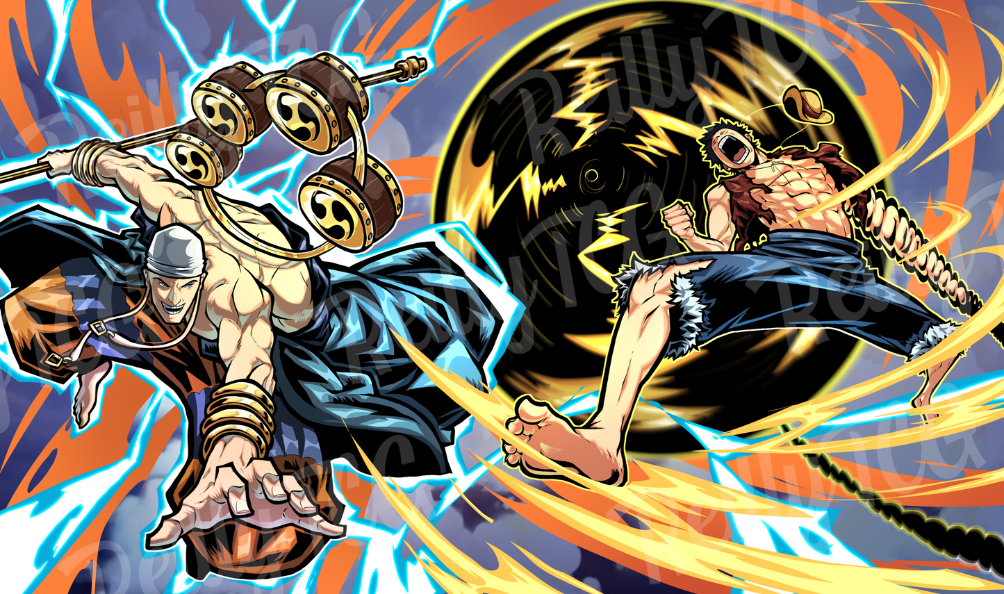 High-Voltage Battle TCG Playmat