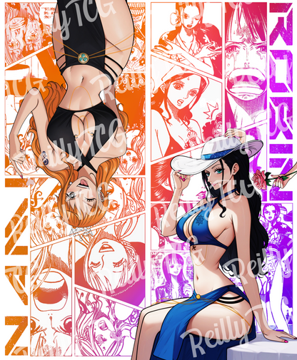 GIRLS Nami & Robin Double Player Mat