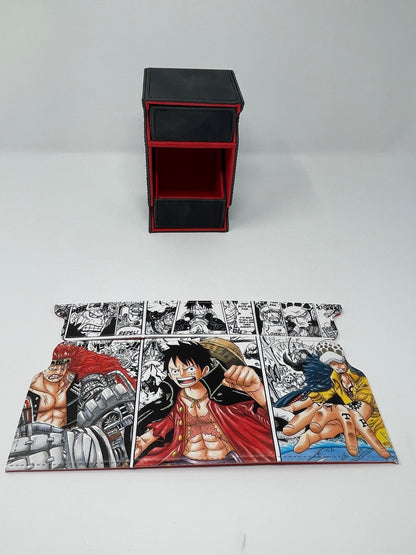 Three Captains Deluxe Deck Box (Black and White)