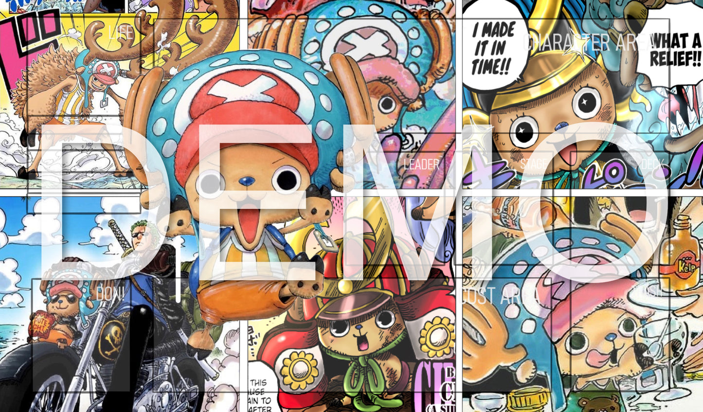 Chopper Manga Color TCG Playmat