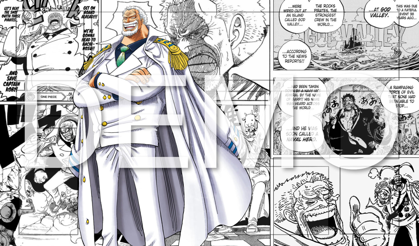 Garp Manga TCG Playmat