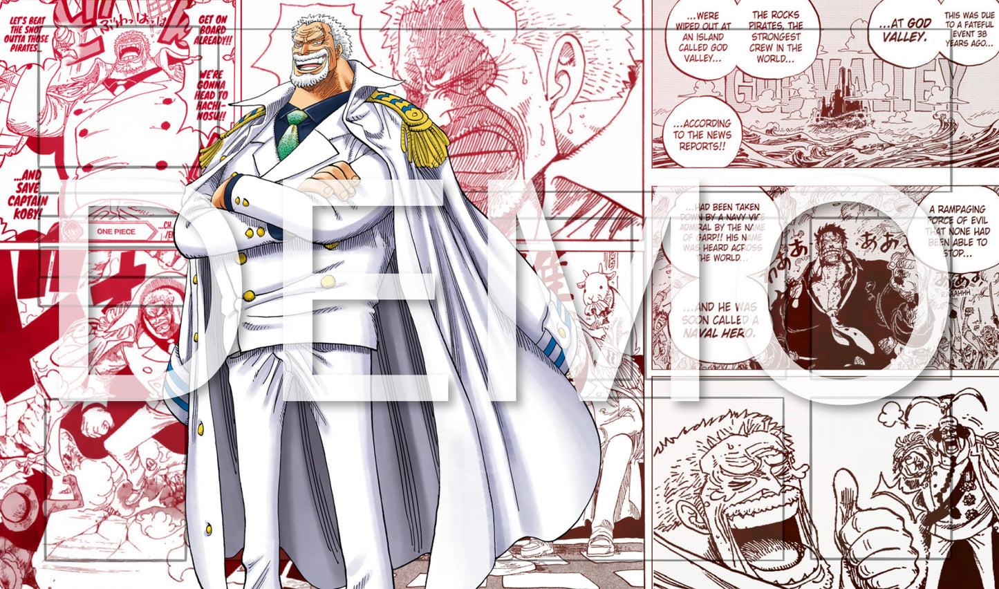 Garp Manga TCG Playmat