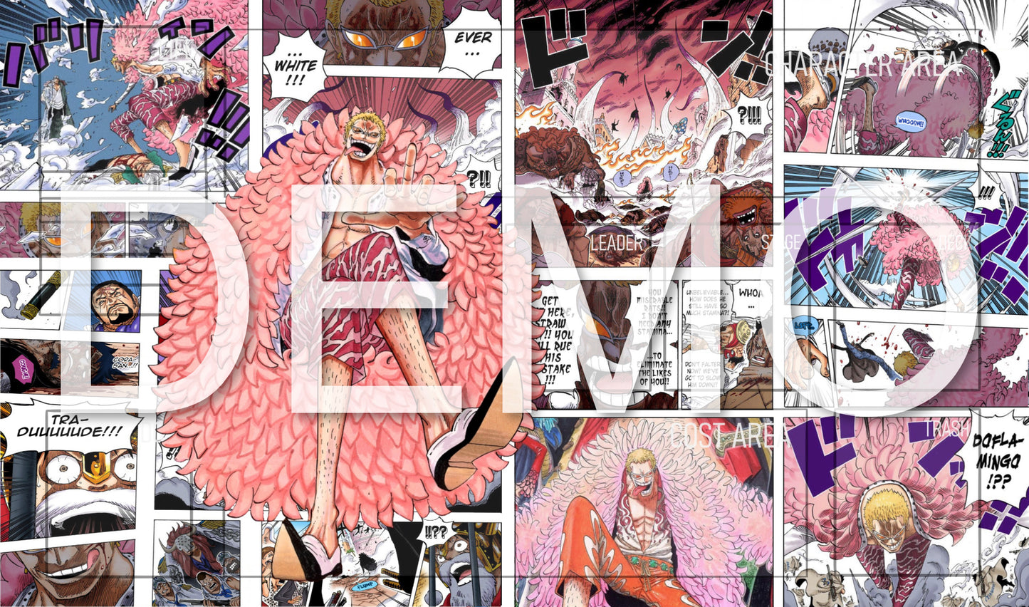 Donquixote Doflamingo V1 One Piece TCG Playmat