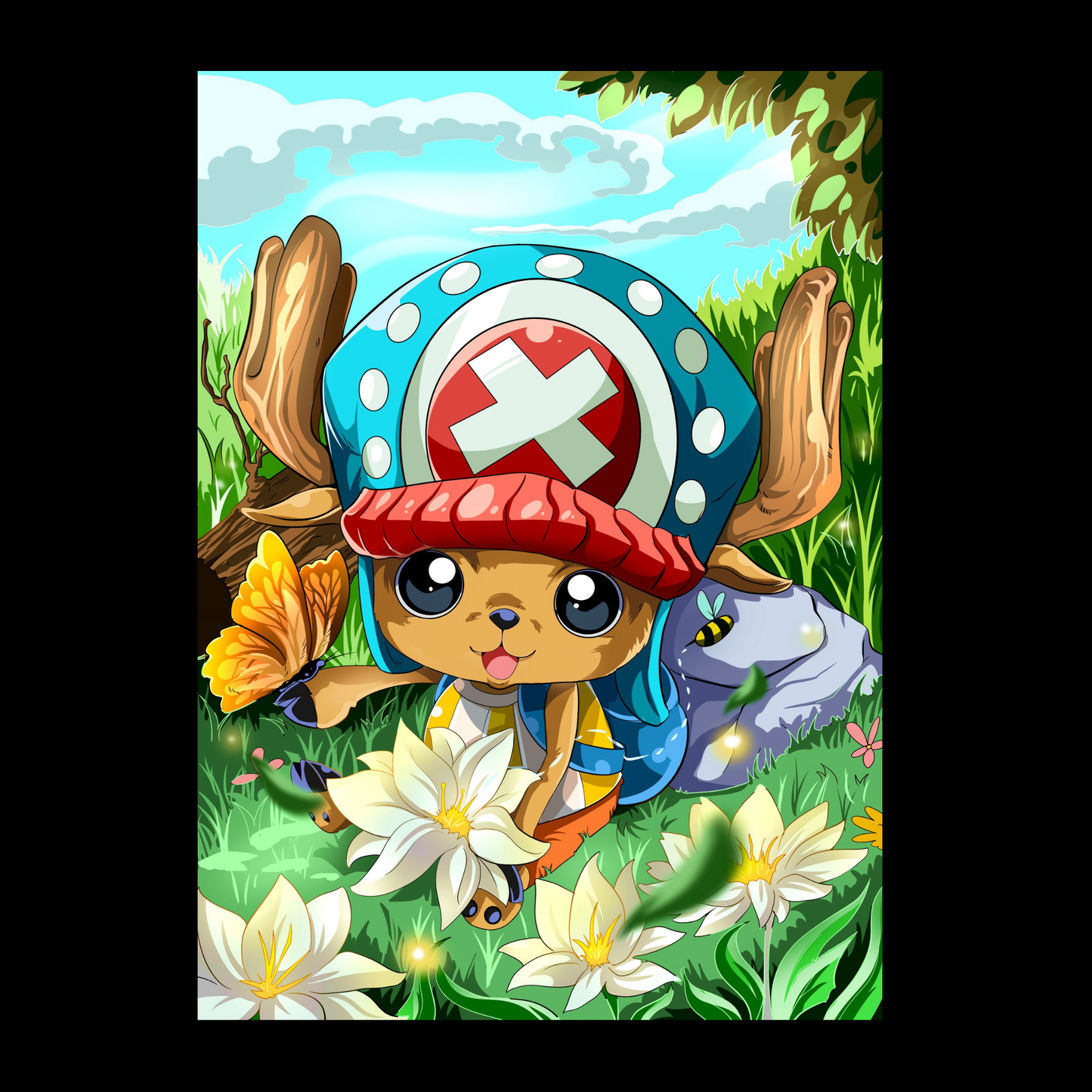 Reindeer Spring Card Game Sleeves