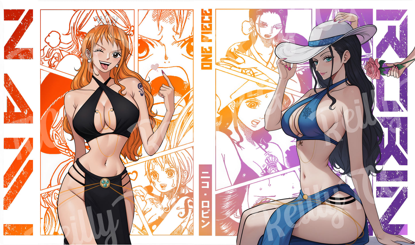 GIRLS Nami & Robin Playmat