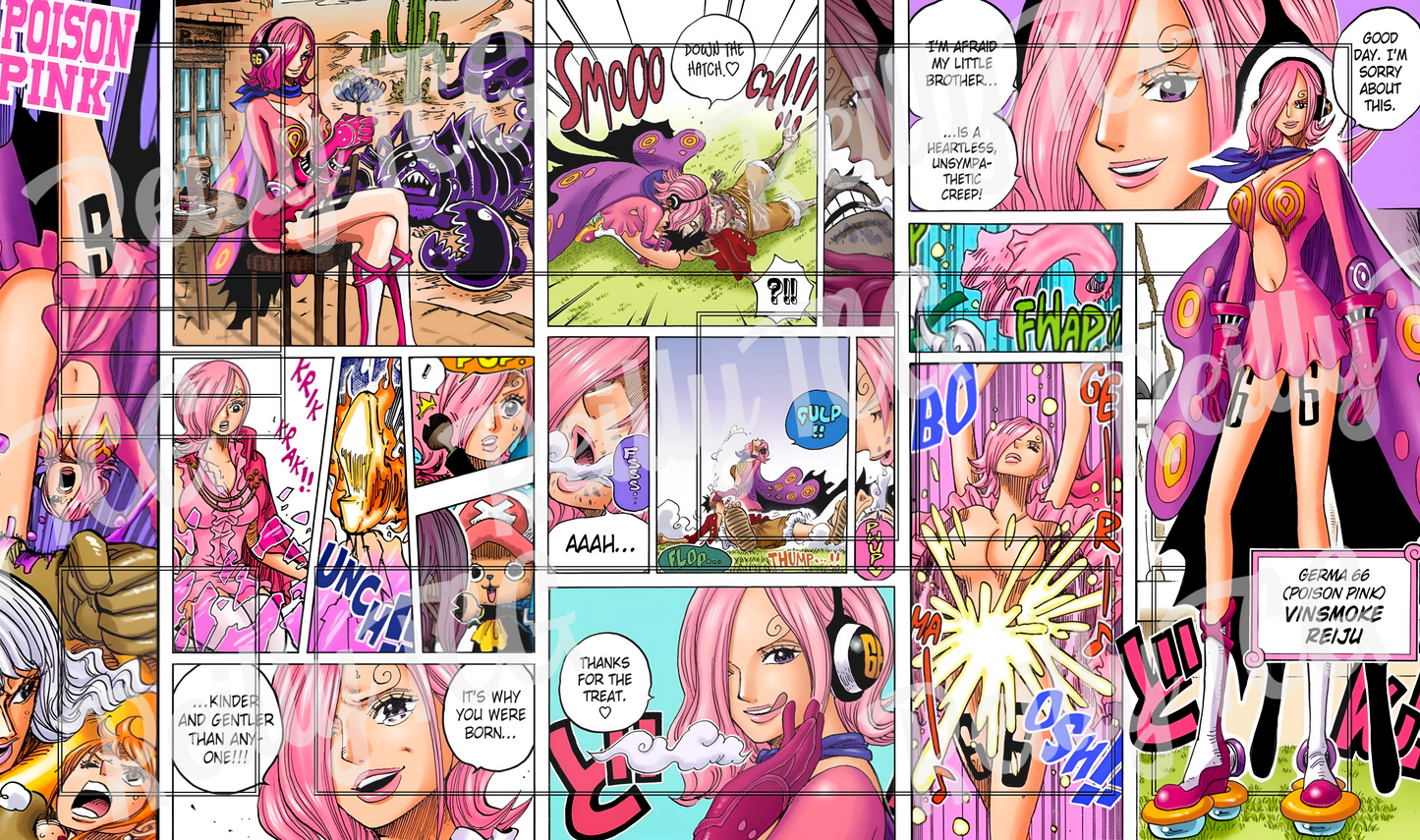 Vinsmoke Reiju Manga TCG Playmat