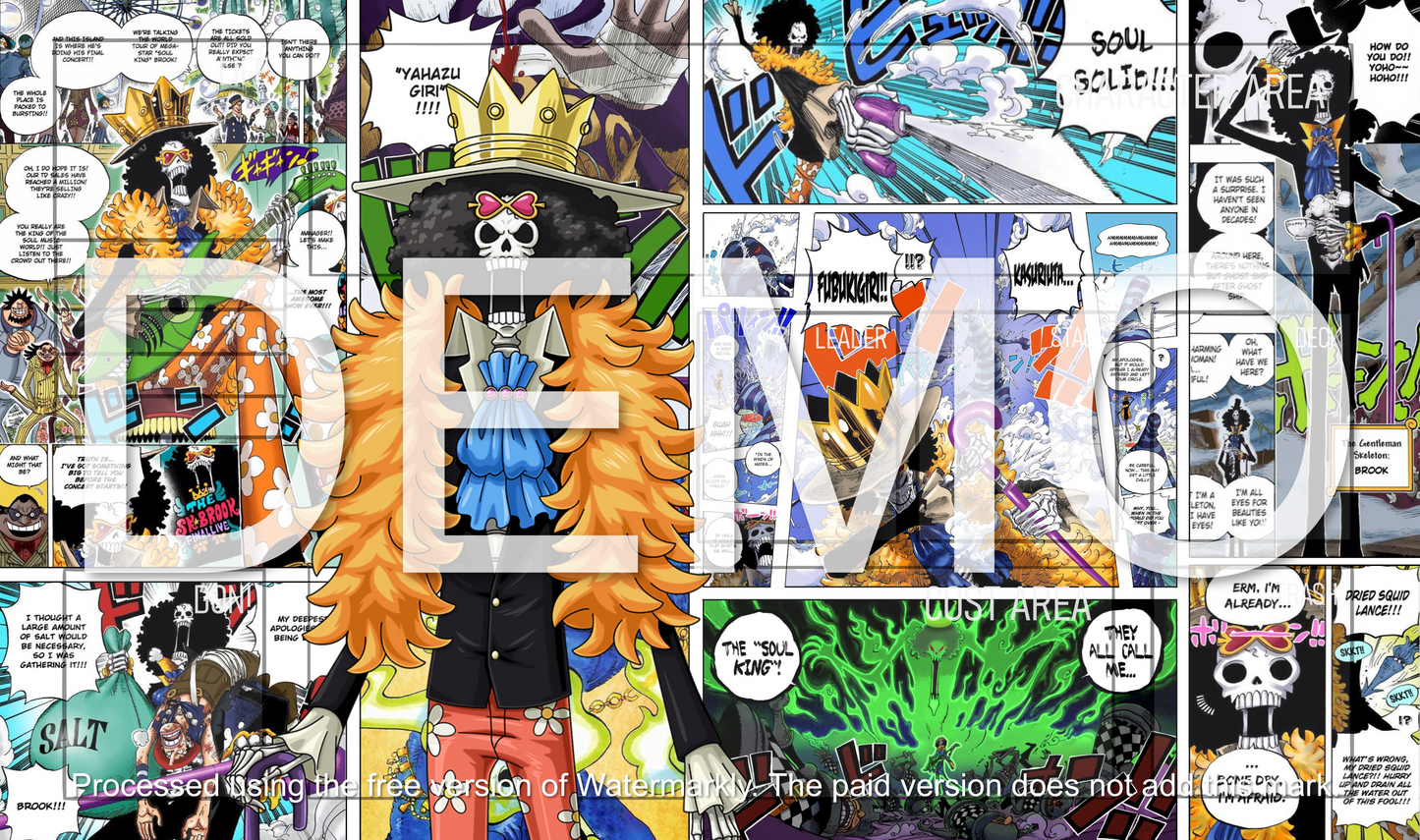 Brook Manga TCG Playmat