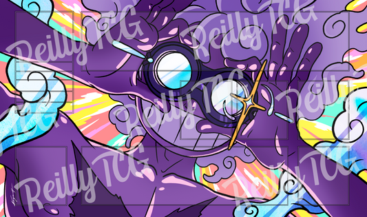 Crazy Luffy TCG Playmat
