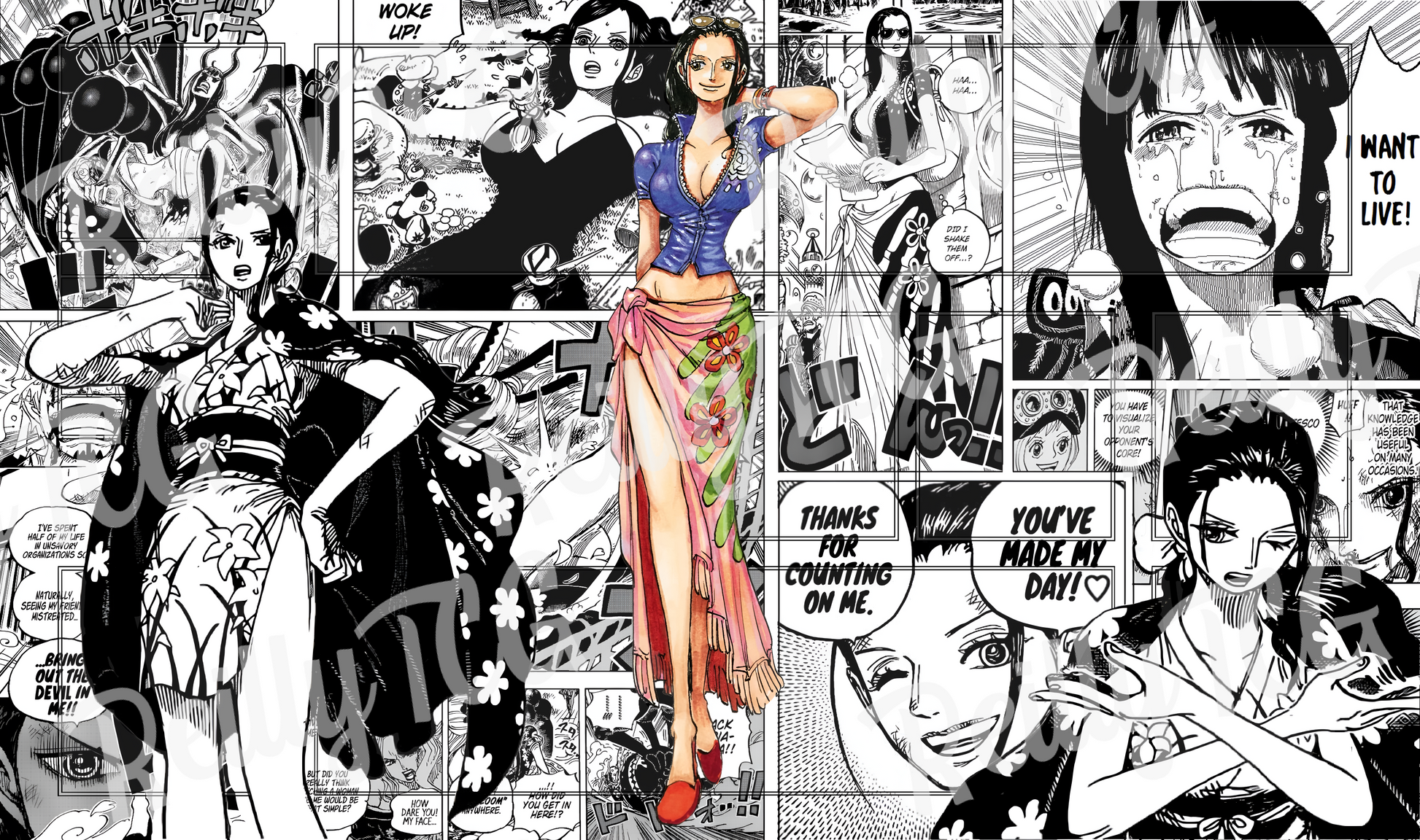 nico robin card sleeves Nico Robin Manga TCG Playmat – ReillyTCG