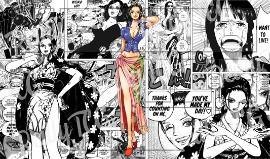 Nico Robin Manga TCG Playmat