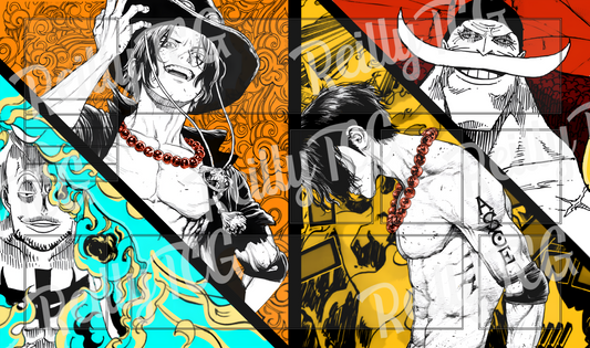 Ace Whitebeard Pirates TCG Playmat