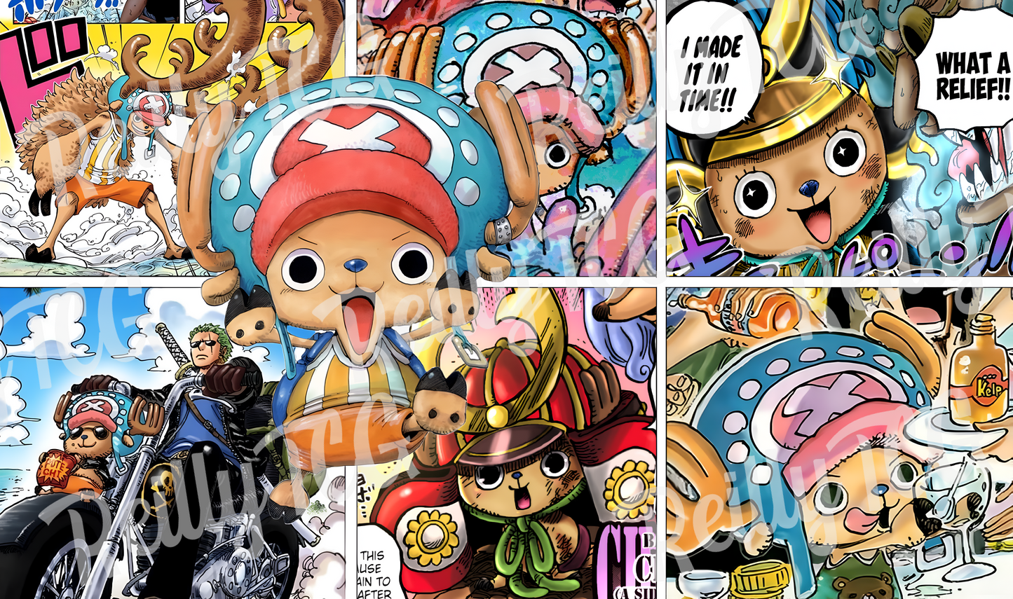 Chopper Manga Color TCG Playmat