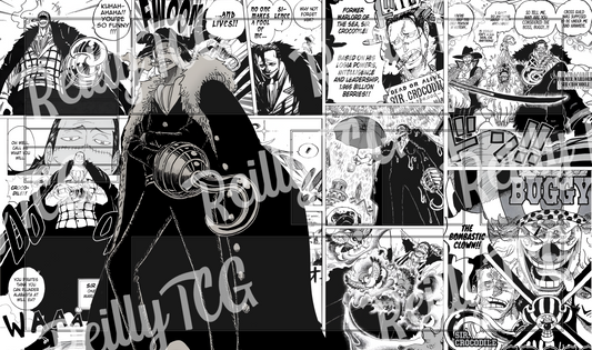 Sir Crocodile Manga TCG Playmat