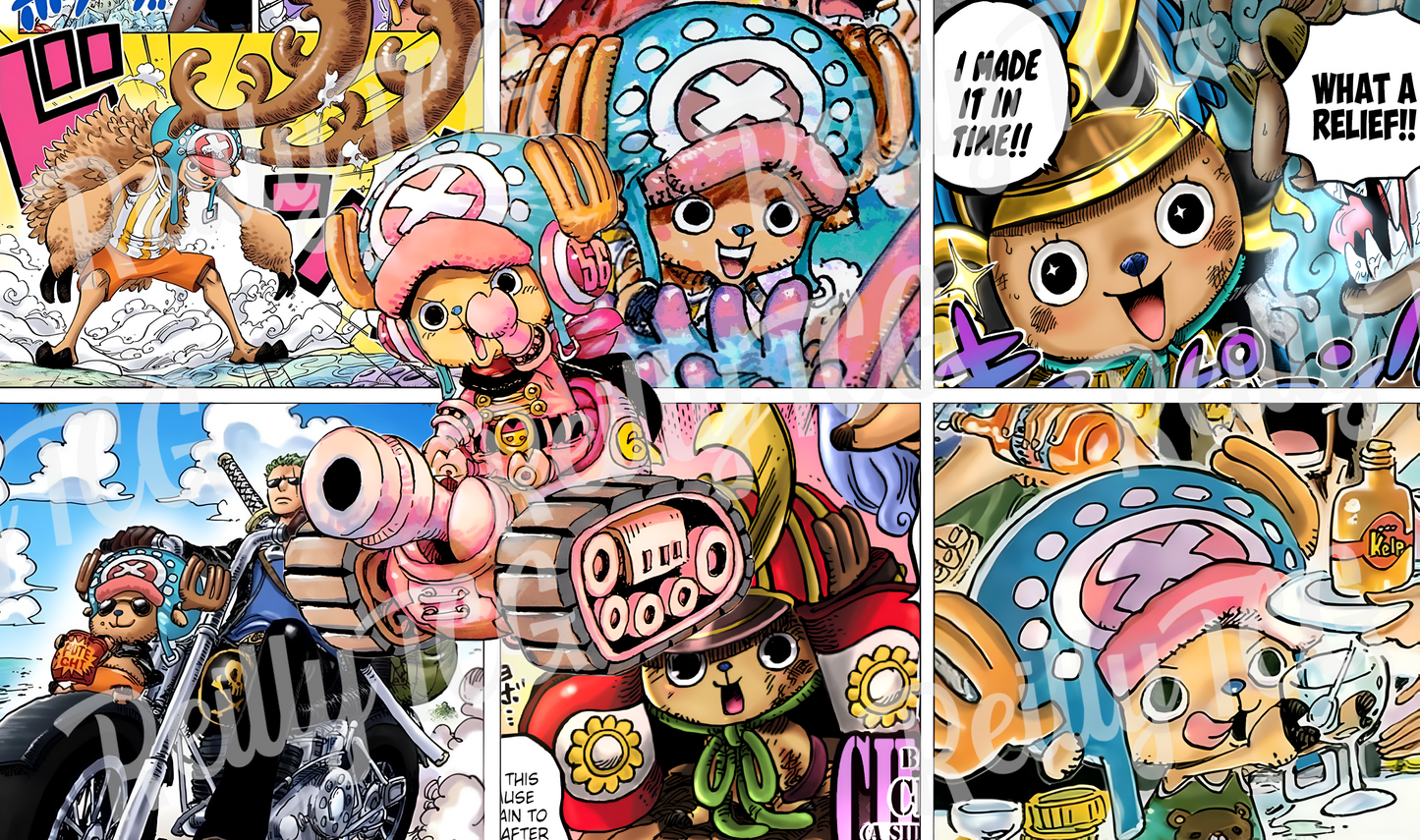 Chopper Manga Color TCG Playmat