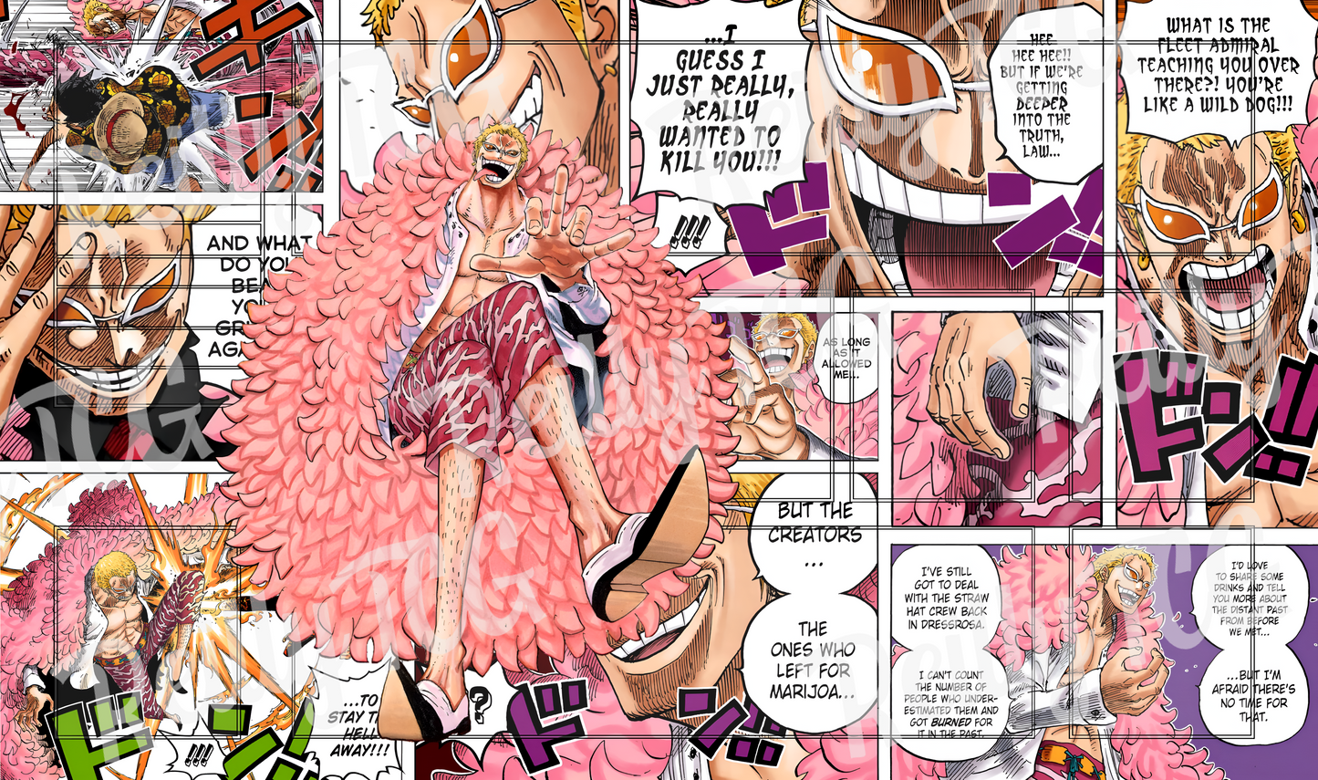 Doflamingo Manga TCG Playmat
