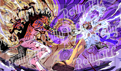 Luffy vs Lucci Awakened TCG Playmat