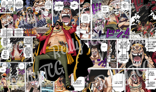 Blackbeard Teach Manga TCG Playmat
