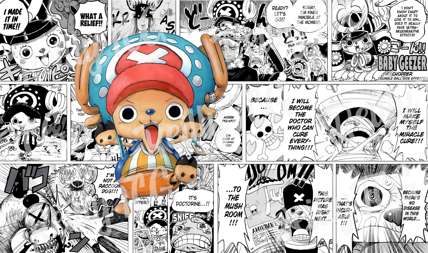 Chopper Manga TCG Playmat