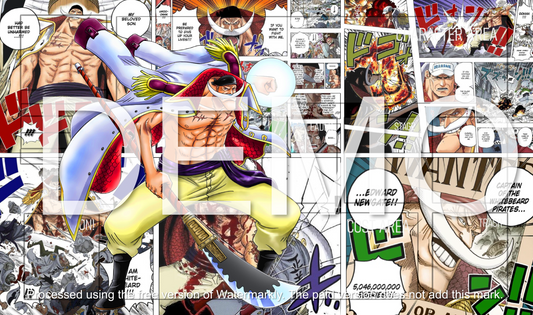 Whitebeard Manga Playmat