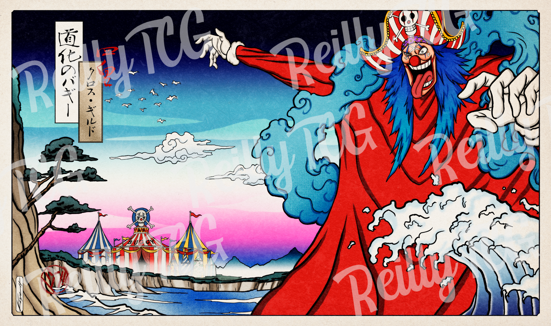 buggy アート GODS Buggy TCG Playmat – ReillyTCG
