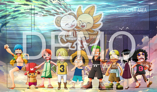 Strawhat Crew One Piece TCG Playmat